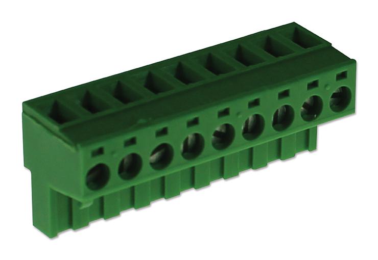 CTB9208/9 TERMINAL BLOCK, PLUGGABLE, 9POS, 12AWG CAMDENBOSS