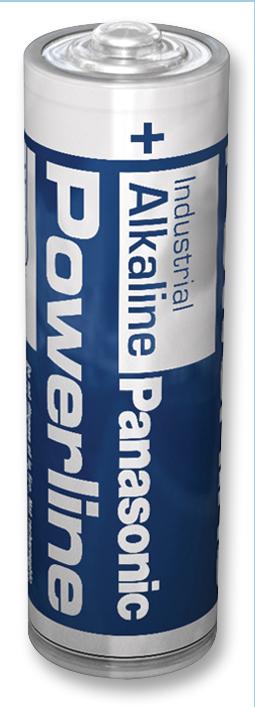 LR6AD/B BATTERY, ALKALINE, AA, PK500 PANASONIC