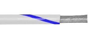 3053 WU001 WIRE, WH/BU, 20AWG, 10/30AWG, 304.8M ALPHA WIRE