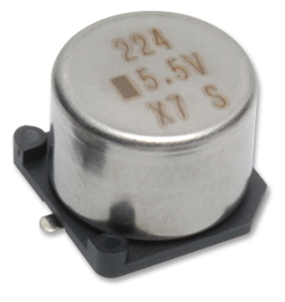 FCS0H224ZFTBR24 CAP, 0.22F, 5.5V, SUPER CAP, SMD KEMET