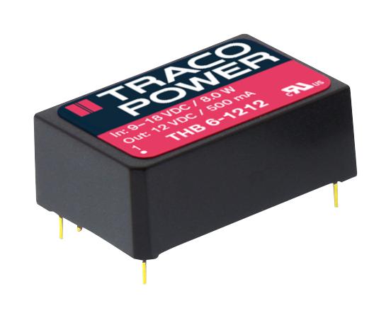THB 6-2422 DC-DC CONVERTER, MEDICAL, 2 O/P, 6W TRACO POWER
