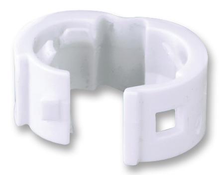 PCBANDWH-Q CABLE CLIP, PATCH CORD, WHITE, PK25 PANDUIT