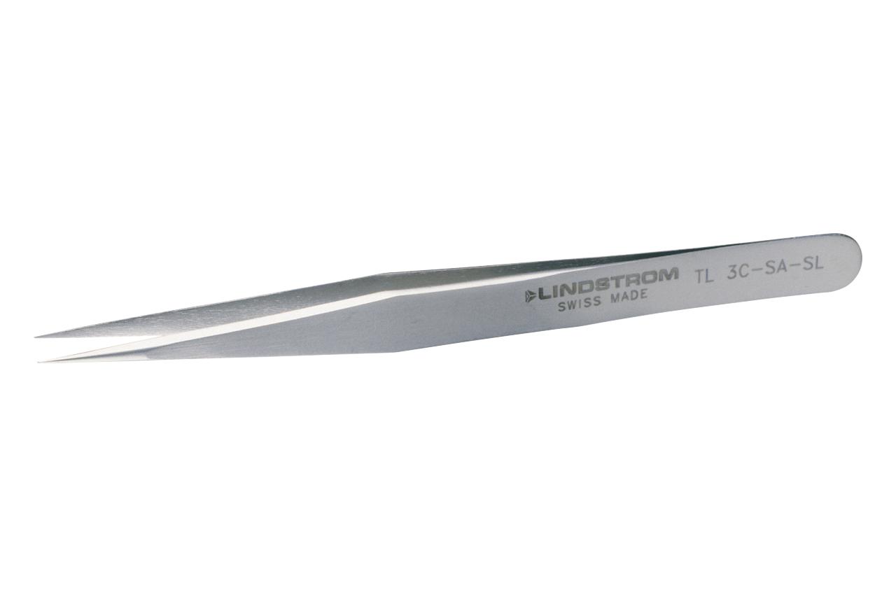 TL 3C-SA SL TWEEZERS, VERY SHARP TIP LINDSTROM