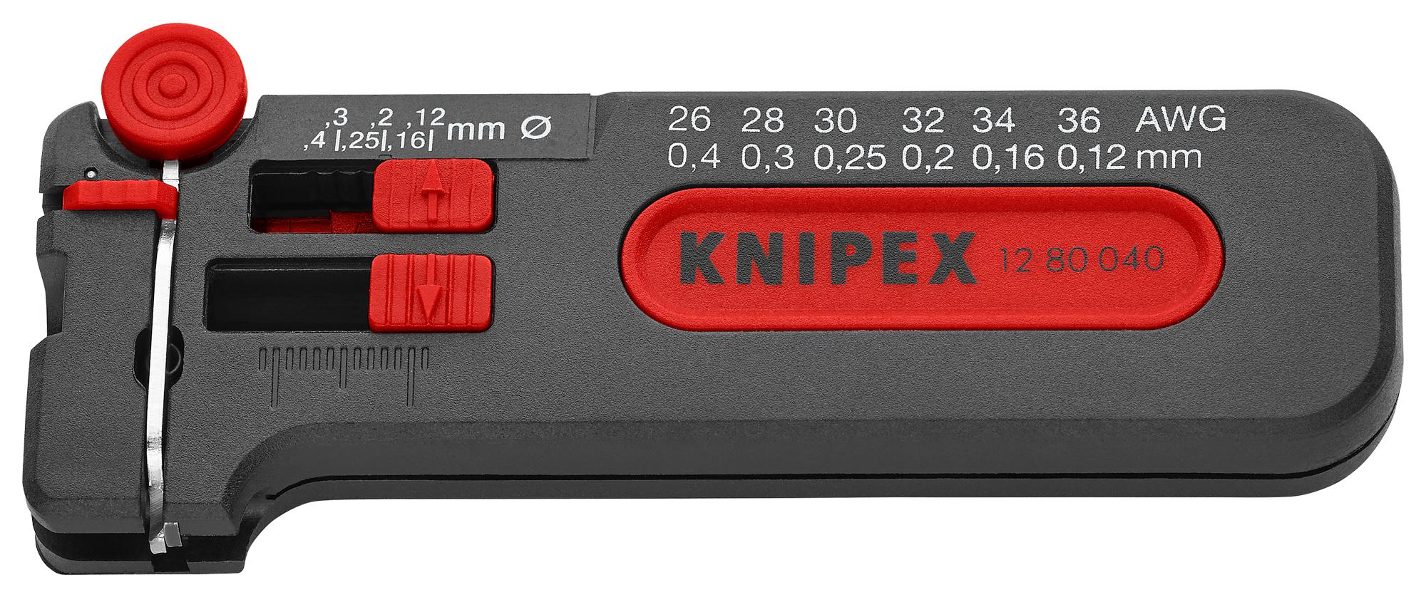 12 80 040 SB MINI WIRE STRIPPER KNIPEX