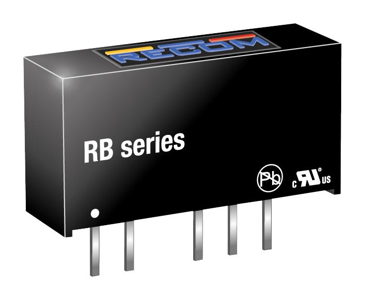 RB-2415D/P DC-DC CONVERTER, 2 O/P, 1W RECOM POWER