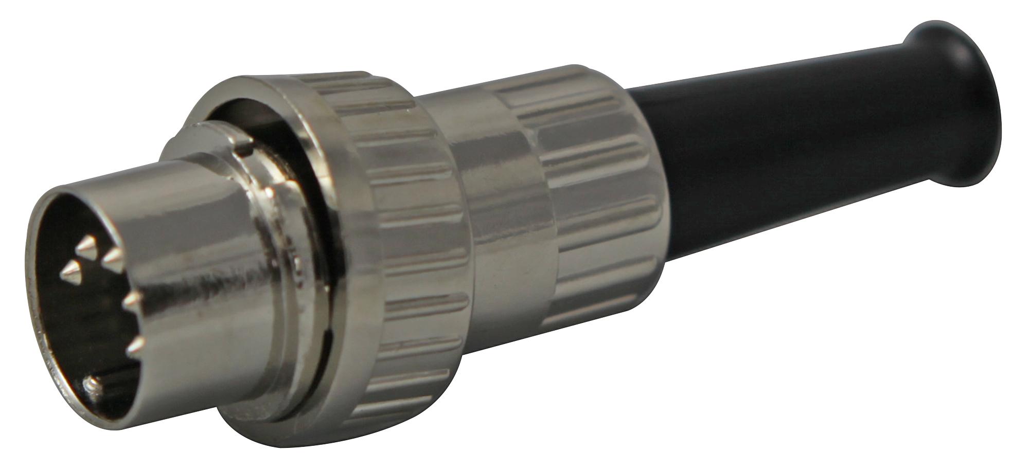 0132 05 PLUG, FREE, DIN, BAYONET, 5WAY LUMBERG