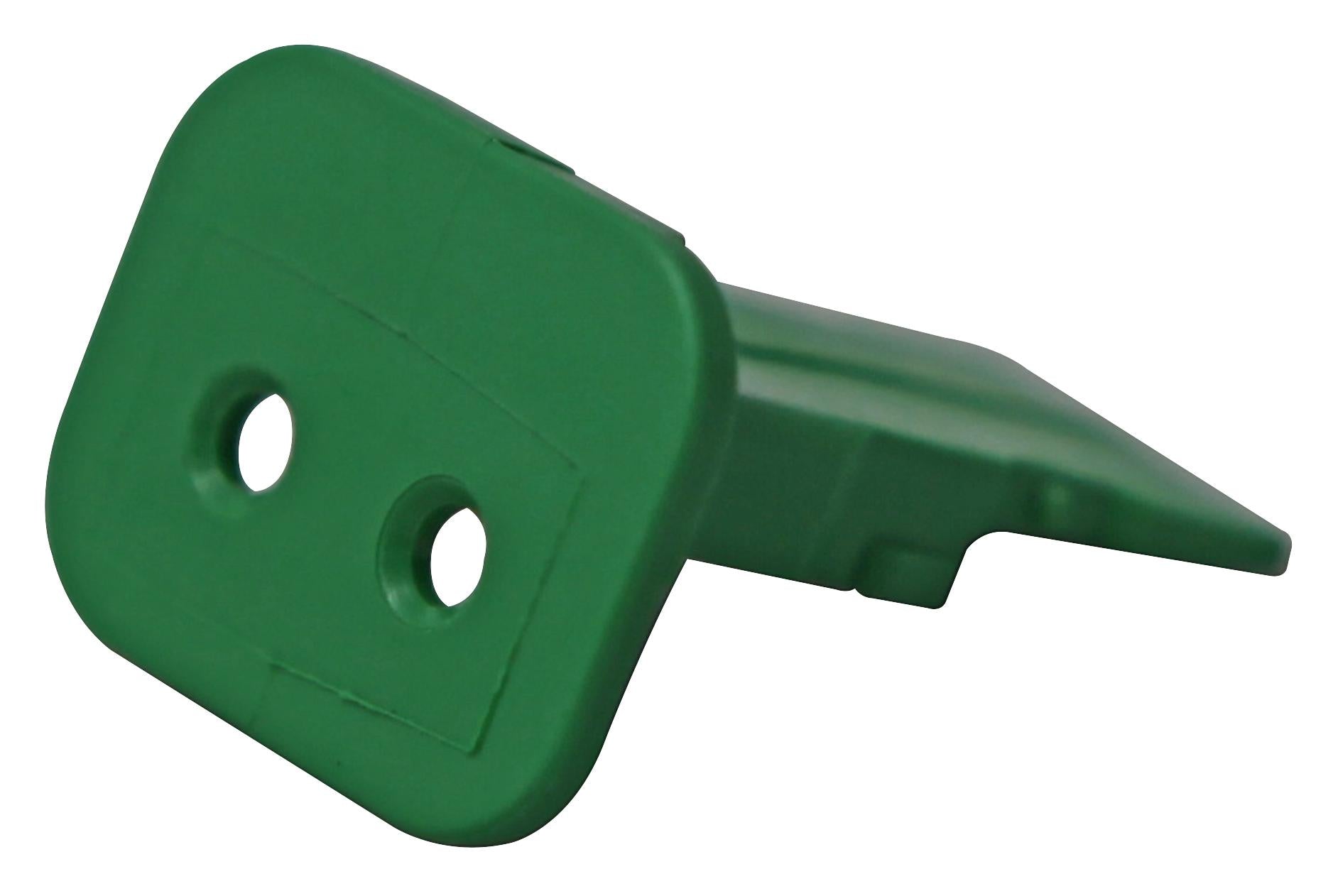 W2S-P012 WEDGELOCK, FOR DT PLUGS, GREEN, 2WAY DEUTSCH - TE CONNECTIVITY