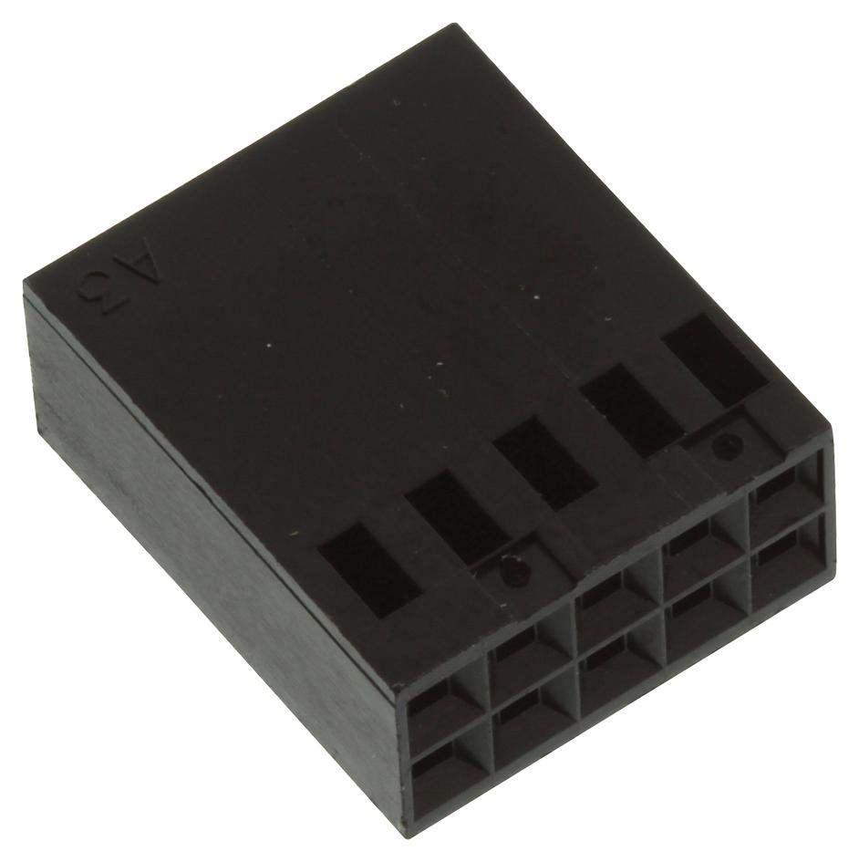 87456-6 CRIMP HOUSING, 2 ROW, 2X5WAY AMP - TE CONNECTIVITY