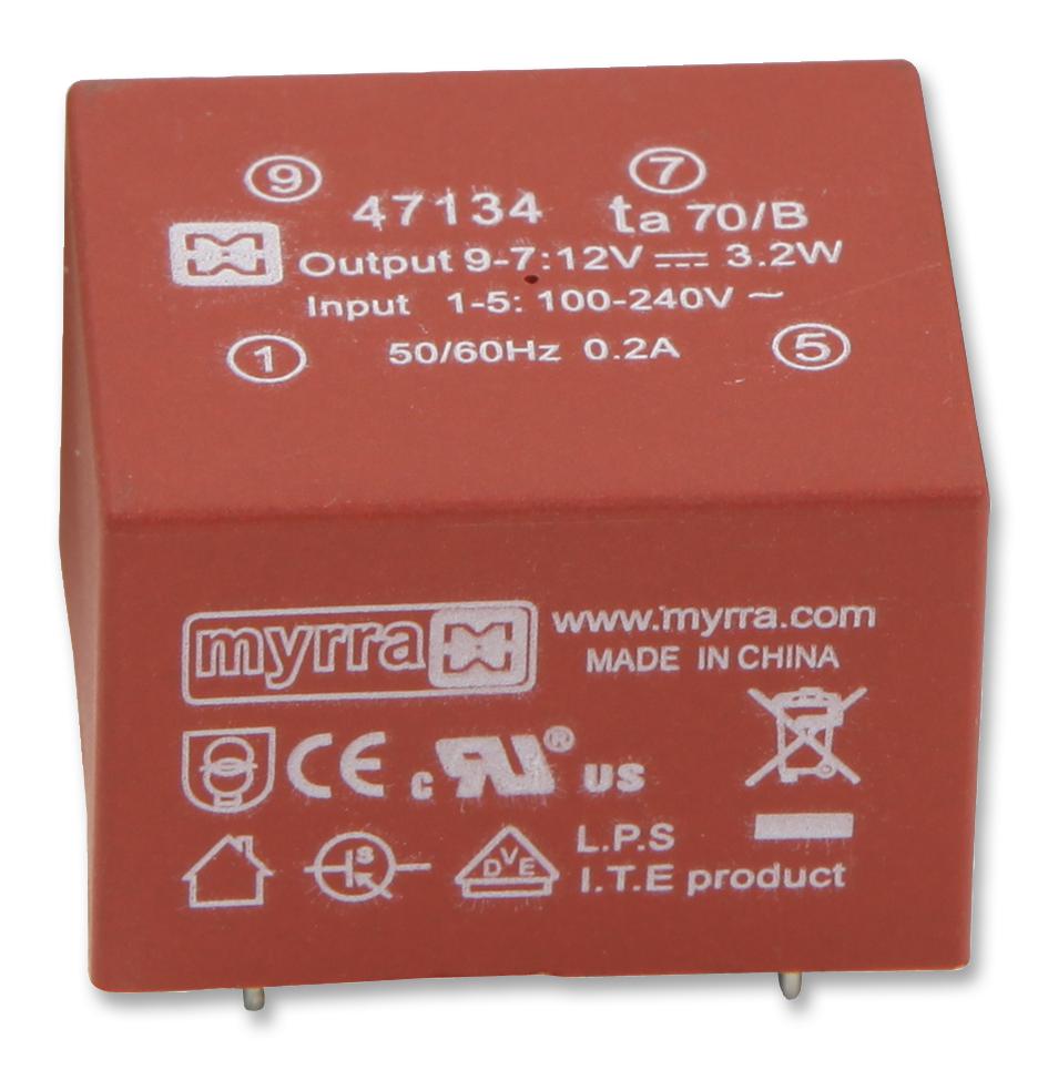 47122 POWER SUPPLY, 2.75W, 5VDC MYRRA