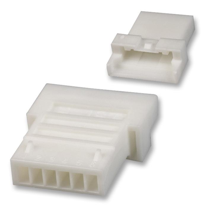 PALR-06VF HOUSING, PLUG, PAL, 6WAY, 2MM JST (JAPAN SOLDERLESS TERMINALS)