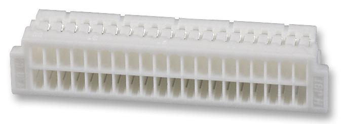 SHDR-40V-S-B HOUSING, RECEPTACLE, SHD, 40WAY, 1MM JST (JAPAN SOLDERLESS TERMINALS)