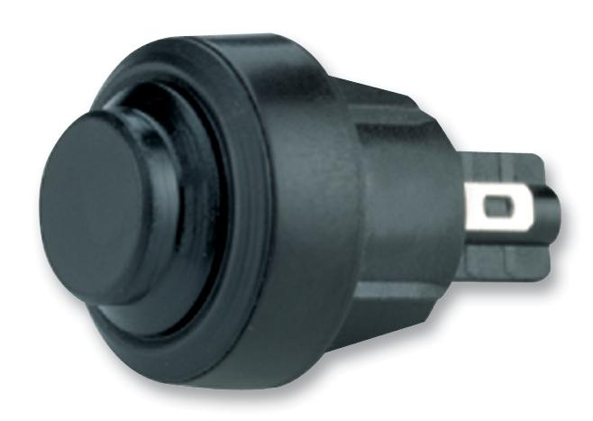 5000.0501-01 SWITCH, SPNO, ROUND, BLACK, IP54 MARQUARDT