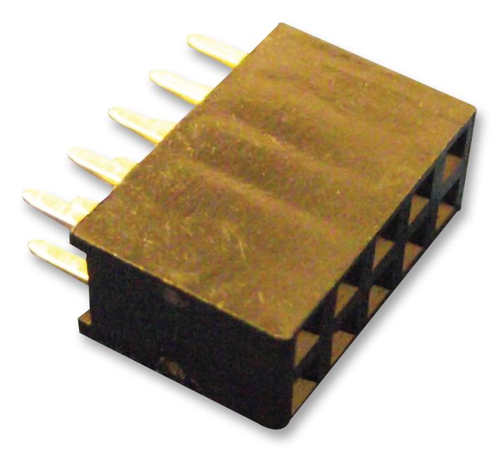 61301021821 SOCKET, 2.54MM, DUAL, VERT, 10WAY WURTH ELEKTRONIK