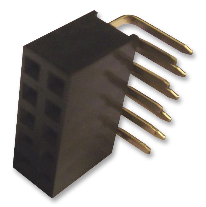 613010243121 SOCKET, 2.54MM, DUAL, R/A, 10WAY WURTH ELEKTRONIK