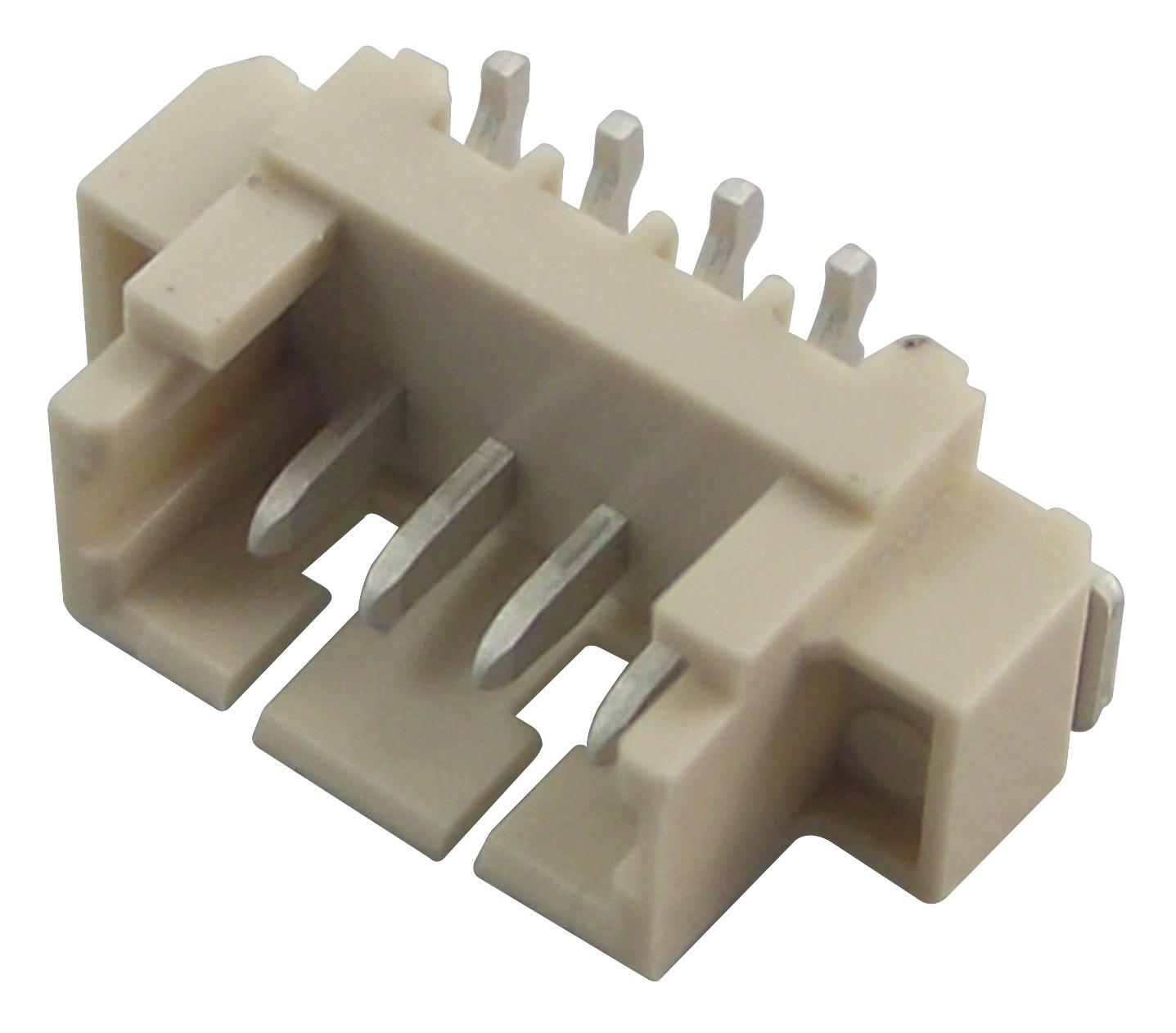 653104124022 HEADER, 1.25MM, VERT, SMT, 4WAY WURTH ELEKTRONIK