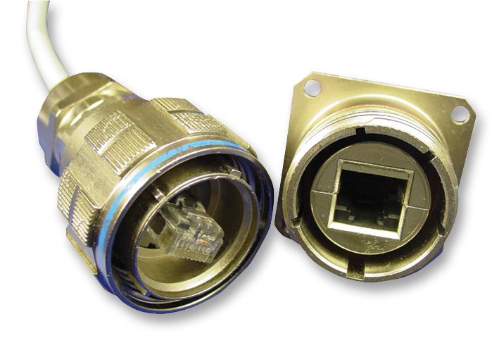 RJFTV6MN PLUG, RJ45, RJF TV, METAL GLAND AMPHENOL SOCAPEX
