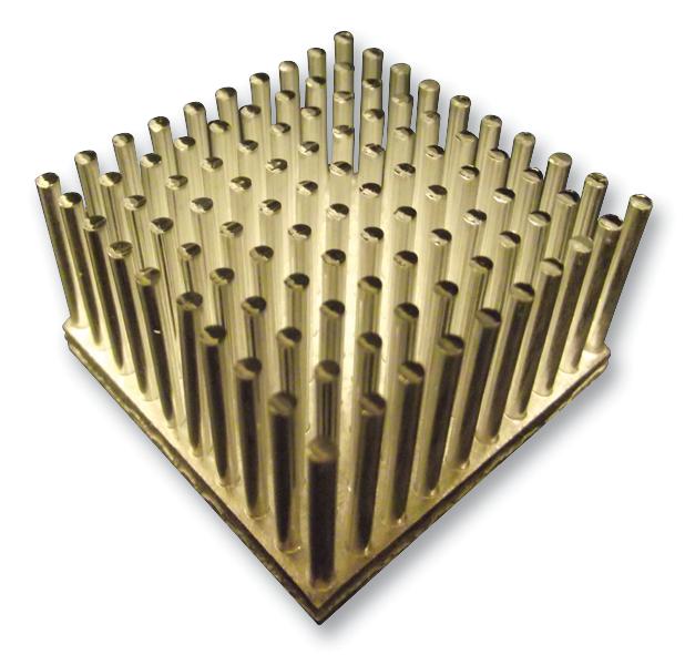 ICK S 36 X 36 X 20 LED HEATSINK, WITH PINS, SQUARE FISCHER ELEKTRONIK