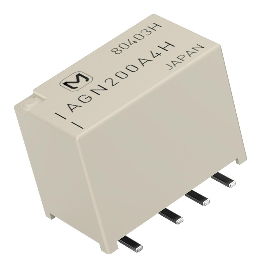 AGN200A4H RELAY, SIGNAL, DPDT, 30VDC, 1A PANASONIC