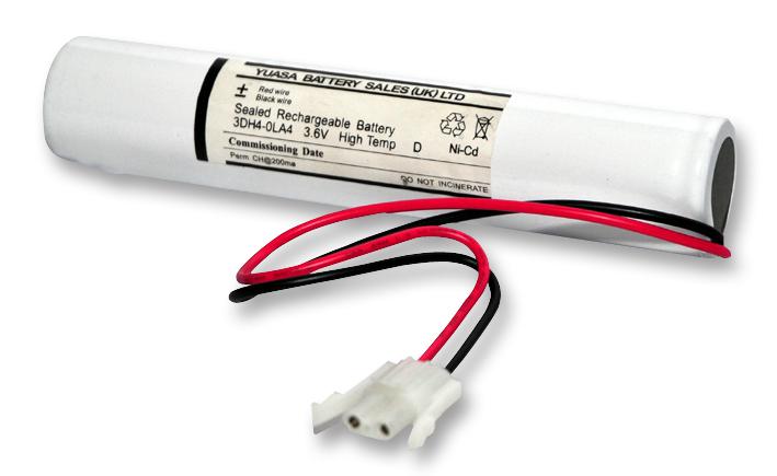 3DH4-0LA4 BATTERY,3 X D,NI-CAD,4AH,3.6V YUASA