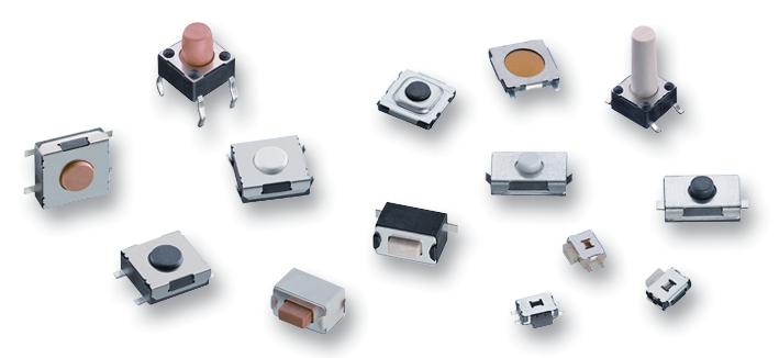 431151008826 SWITCH, 260GF, 5X5MM, NO ACTUATOR, SMD WURTH ELEKTRONIK