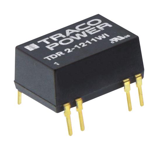 TDR 2-2423WI DC/DC CONVERTER, ±15V, 2W, DIP TRACO POWER