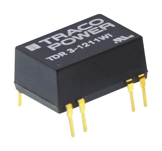 TDR 3-1213WI DC-DC CONVERTER, 15V, 0.2A TRACO POWER