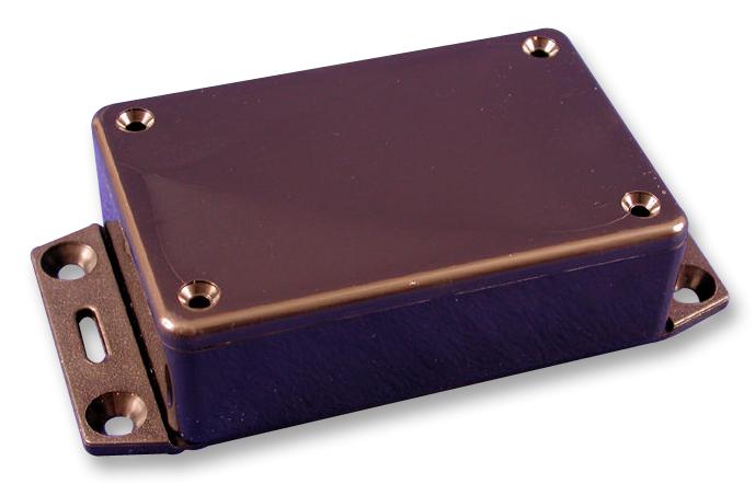 1591MF2BK ENCLOSURE, ABS, FLANGED, BLACK HAMMOND