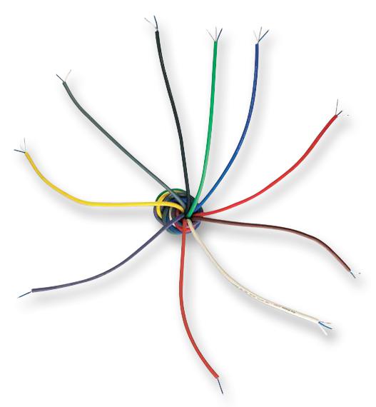 268003C CABLE, 1PAIR, 7/0.2MM, RED, 100M VAN DAMME