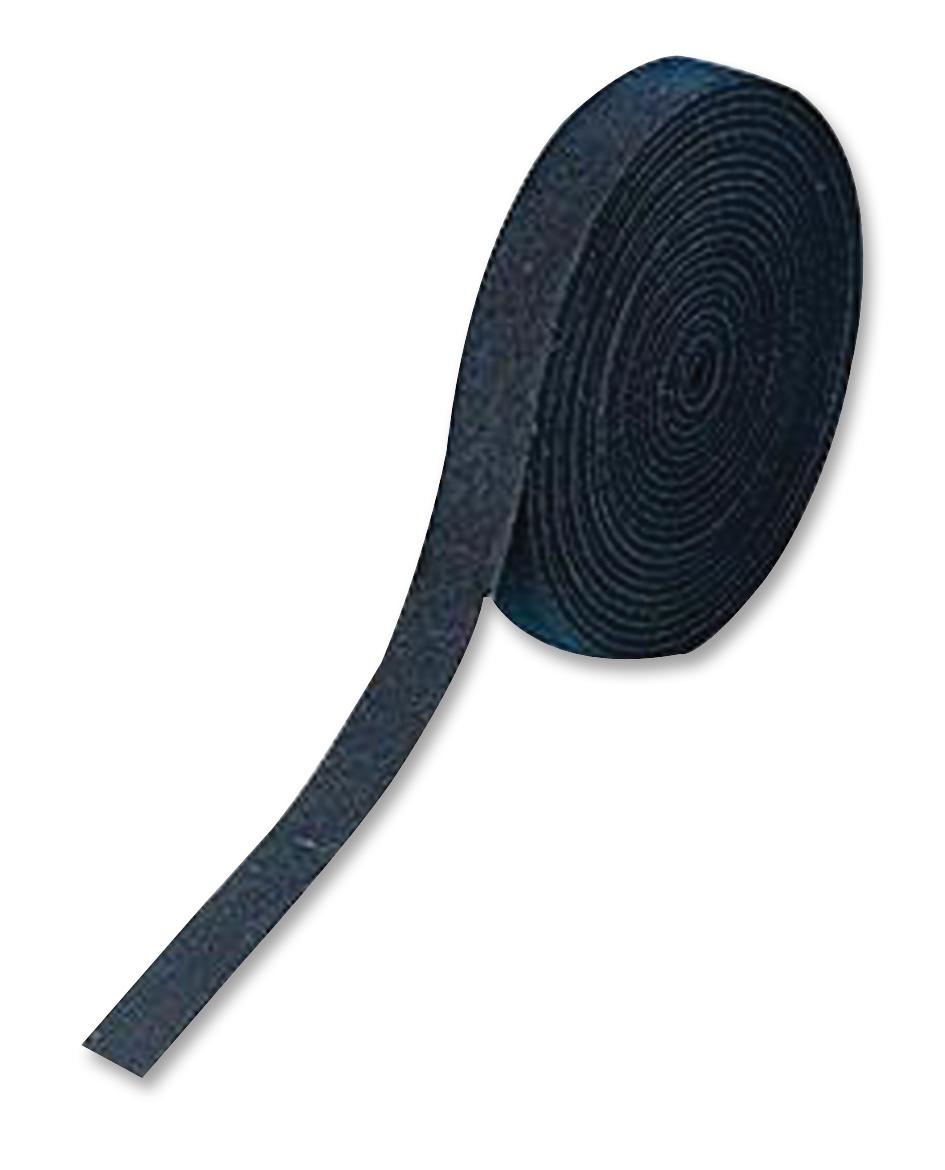 MP003257 HOOK AND LOOP TIE, BLACK, 20MM, 10M PRO POWER