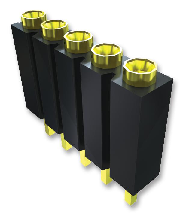 ESS-105-T-03 CONNECTOR, RCPT, 5POS, 1ROW, 2.54MM SAMTEC