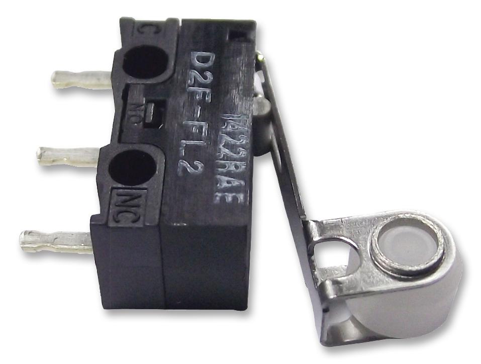 D2FFL2 MICROSWITCH, HINGE ROLLER, 1A, PCB OMRON