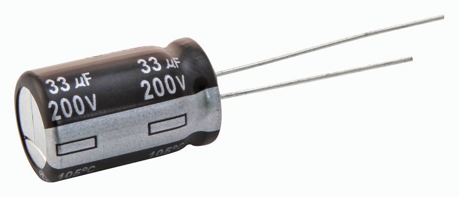 EEUHD1V331 CAP, 330µF, 35V, 20% PANASONIC