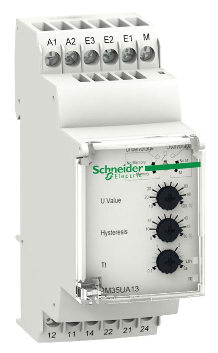 RM35UA13MW RELAY, VOLTAGE SENSING, DPDT, 240V SCHNEIDER ELECTRIC