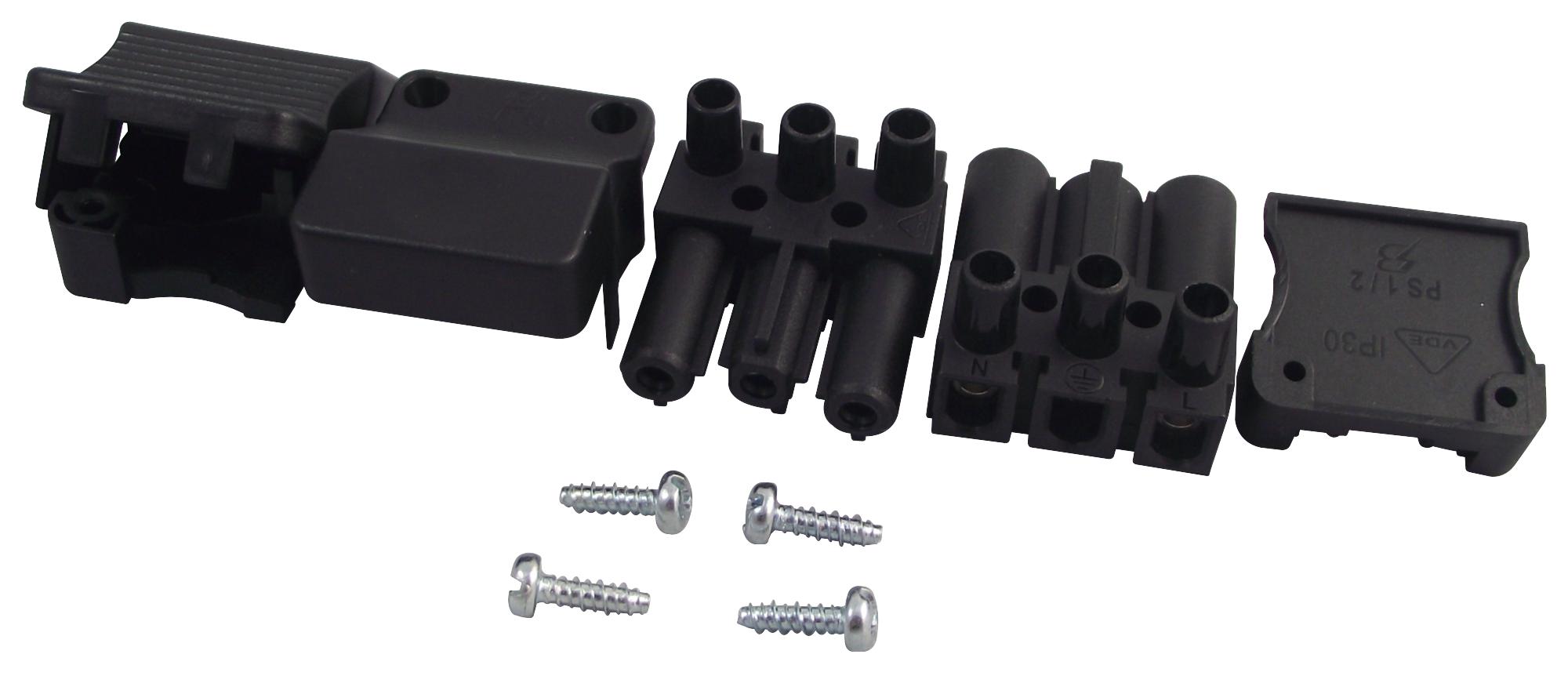 HYGST-3LPSK PLUG & SOCKET, LIGHTING, LATCH, 3P HYLEC