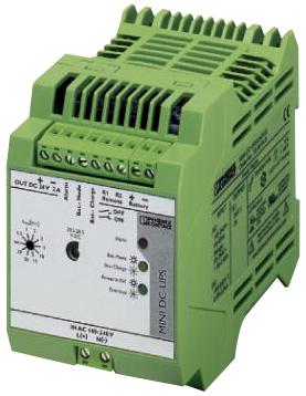 MINI-DC-UPS/24DC/2 PSU, DIN RAIL, 24V, 2A PHOENIX CONTACT