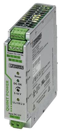 QUINT-PS 24DC/12DC/8 DC/DC CONVERTER, 12V, 8A PHOENIX CONTACT