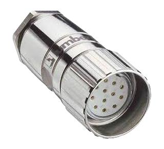 RKC 120/13,5 SOCKET, M23, 12P CABLE DIA. 10-14MM LUMBERG AUTOMATION