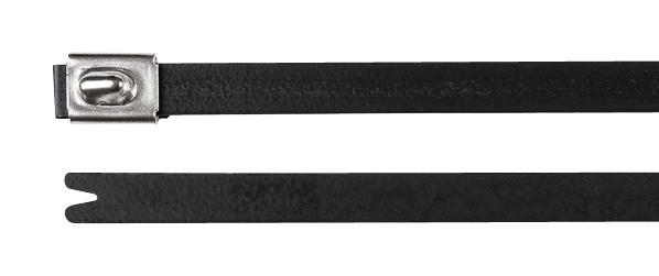 111-00290 CABLE TIE, STEEL, 362X4.6MM, PK100 HELLERMANNTYTON
