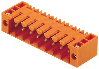 1607090000 TERMINAL BLOCK, HEADER, 7POS, TH WEIDMULLER