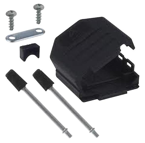 86303637BLF HOOD, D, PLASTIC, UNC 440, 9WAY AMPHENOL ICC