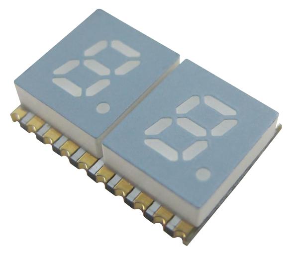 KCDC02-105 DISP, SMD, 0.2" CMN CATHODE, RED KINGBRIGHT