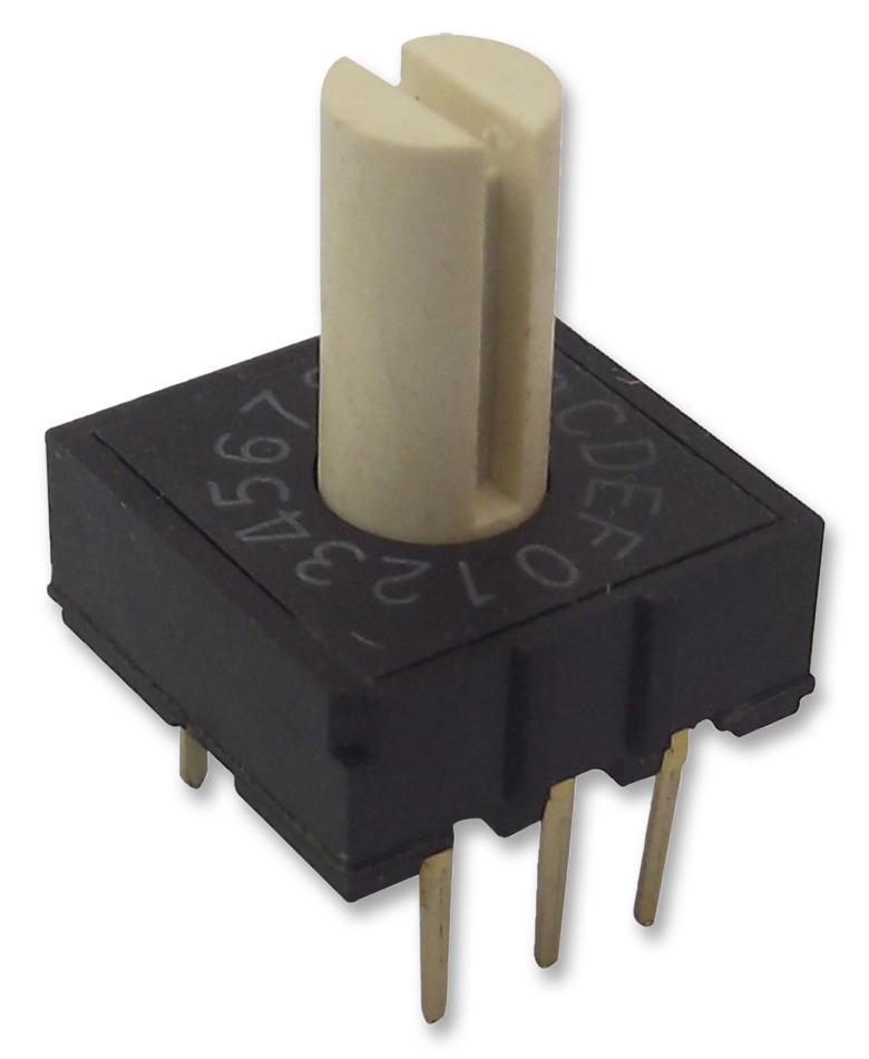 MCRH2HAF-16R-V-B SWITCH, ROTARY, THT, 10X10, 16 POS, 3X2 MULTICOMP PRO