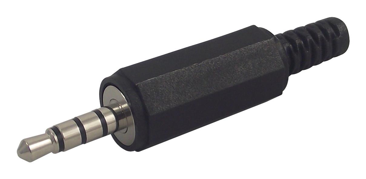 1532 02 CONNECTOR, 3.5MM, PHONO, PLUG, 4POLE LUMBERG