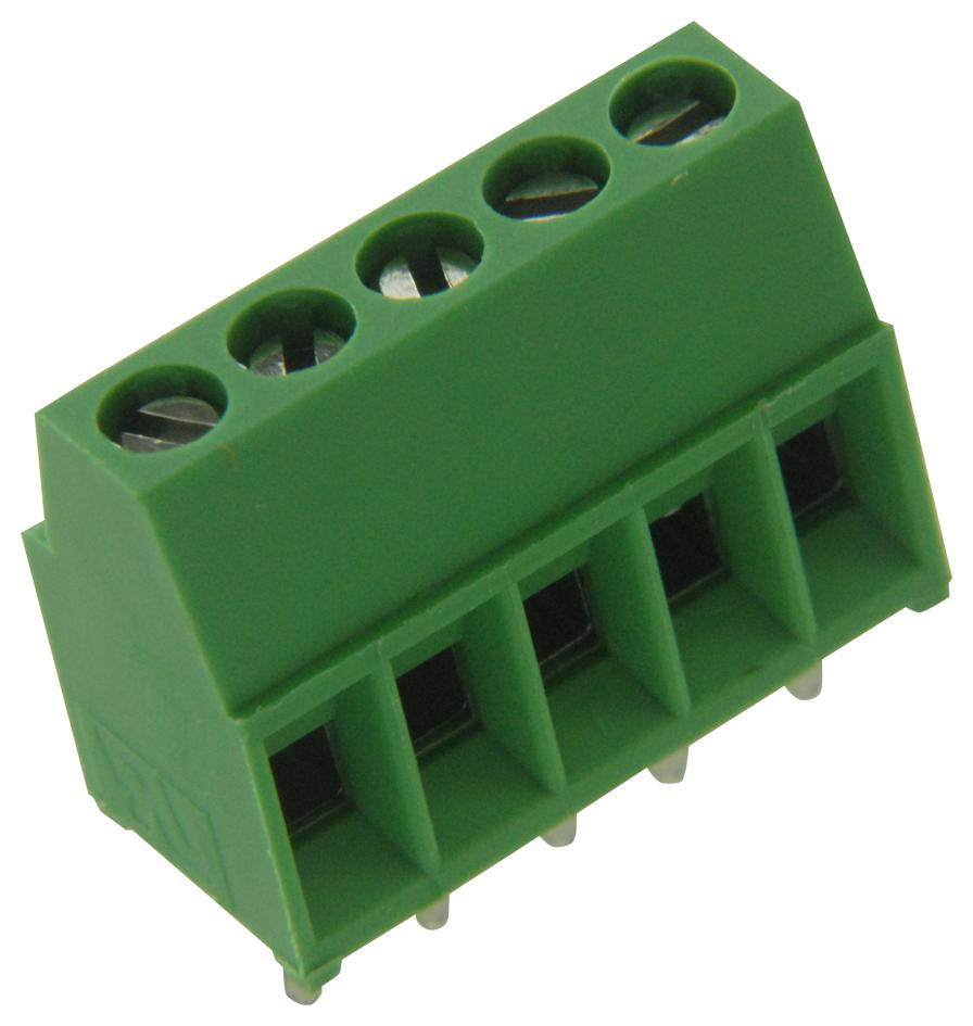 282834-5 TERMINAL BLOCK, WIRE TO BRD, 5POS, 16AWG BUCHANAN - TE CONNECTIVITY