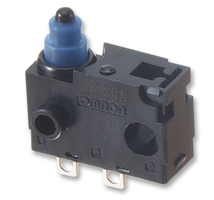 D2QW-C003H MICROSWITCH, SPST-NO, 0.1A, 14VDC OMRON