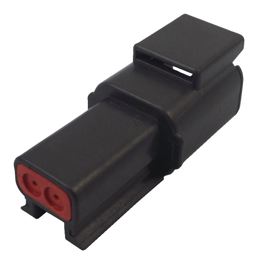 DTMH04-2PA AUTOMOTIVE HOUSING, RCPT, 2POS, 7.5A DEUTSCH - TE CONNECTIVITY