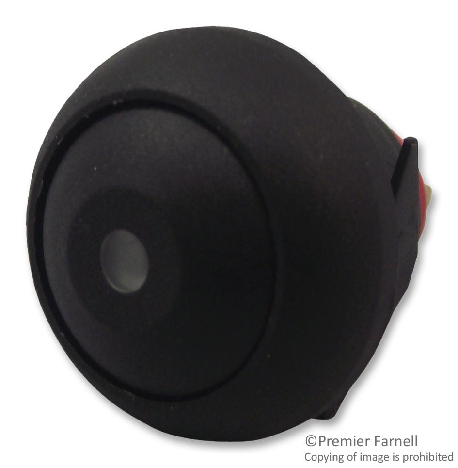 MCPAS6-B1-M1CES2-5L7 SWITCH, ROUND, ILLUM DOT, BLUE MULTICOMP PRO