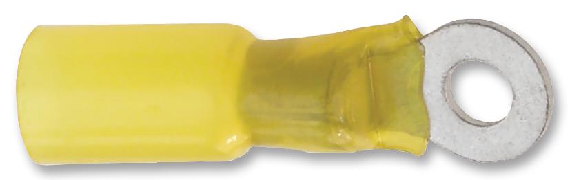19164-0066 TERMINAL, RING TONGUE, 1/4", 10AWG, YEL MOLEX