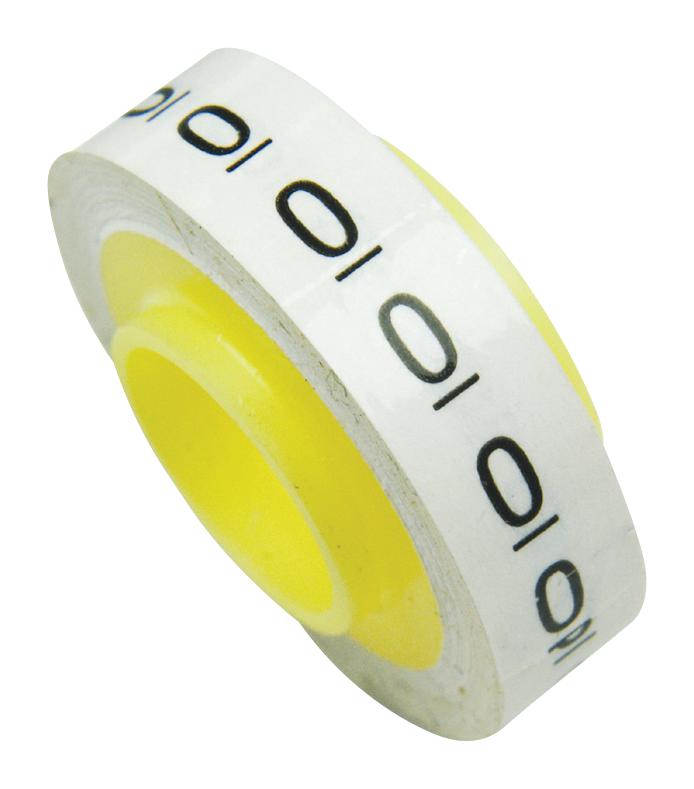 SDR-0 WIRE & CABLE MARKER, 5.46MM X 2.44M, WHT 3M