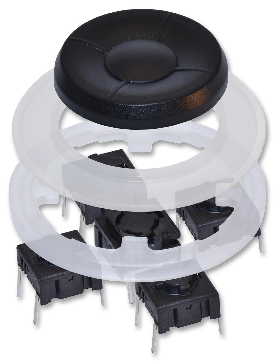 CONKIT 1 THRO BOARD SWITCH KIT, THT, NO MARKINGS MULTIMEC